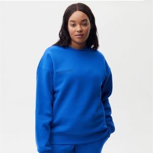 PANGAIA COBLAT BLUE CREWNECK SWEATSHIRT